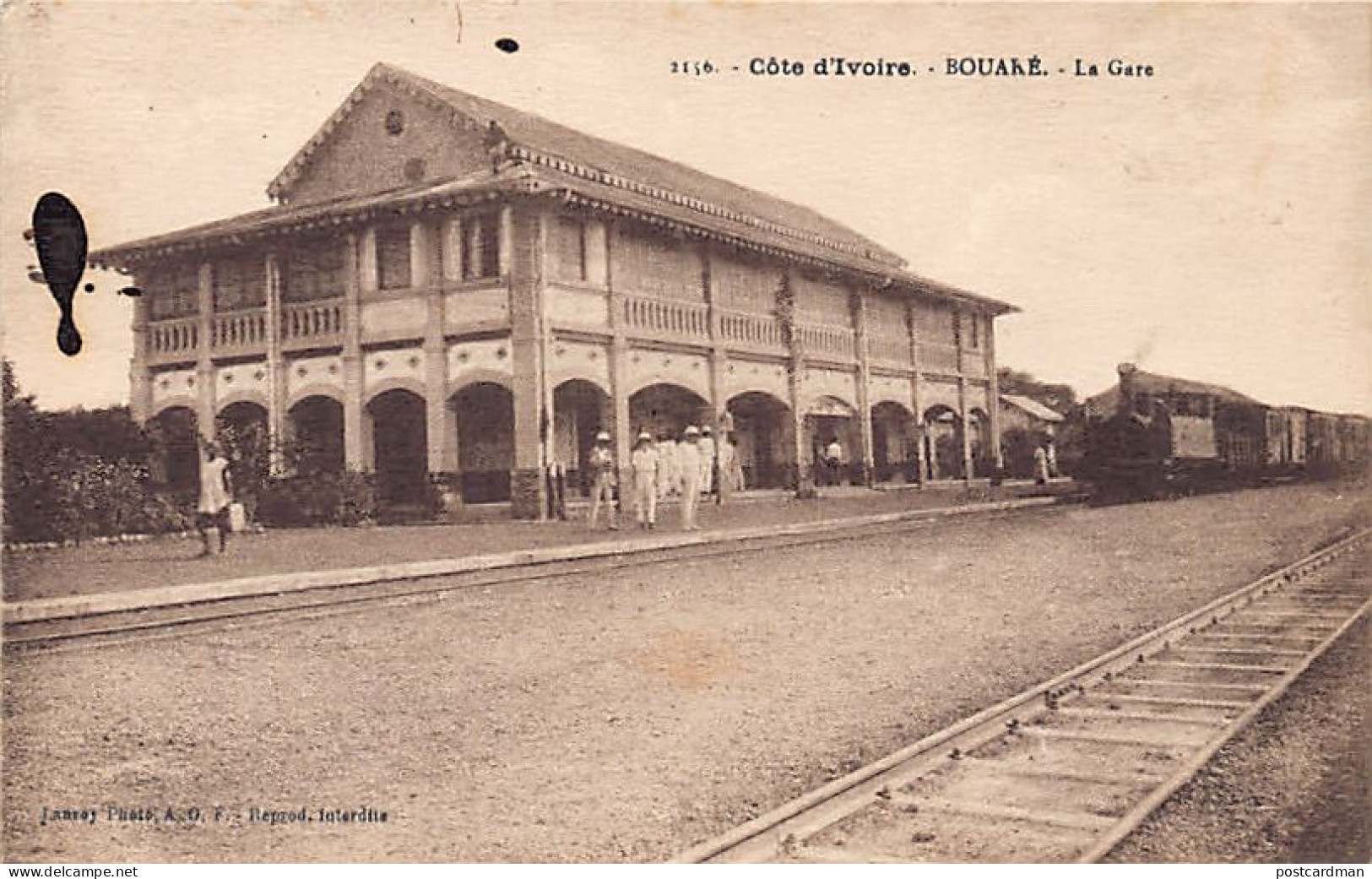 Côte D'Ivoire - BOUAKÉ - La Gare - Ed. Lauroy 2156 - Côte-d'Ivoire