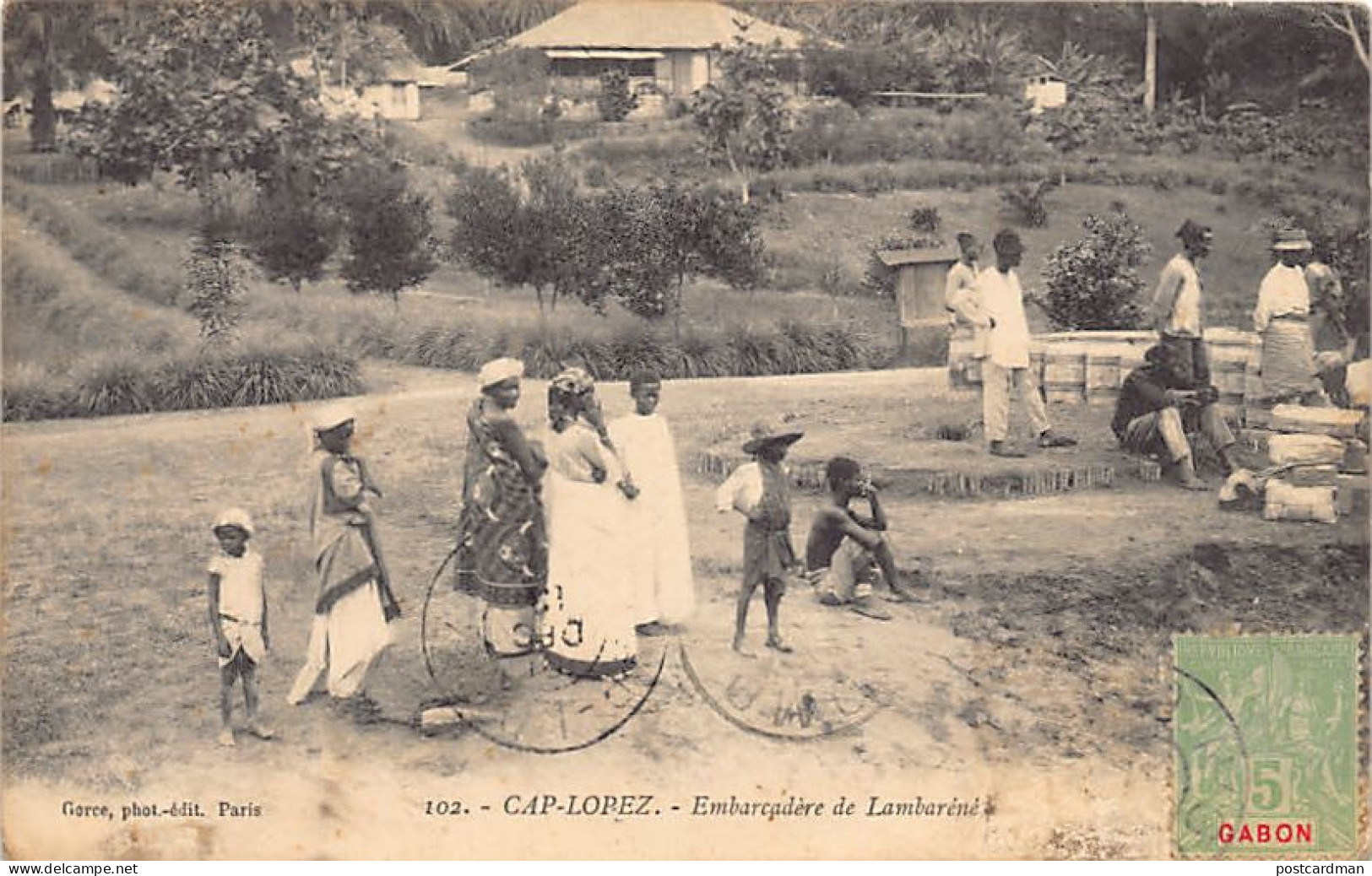 Gabon - Embarcadère De Lambaréné - Ed. Gorce 102 - Gabun