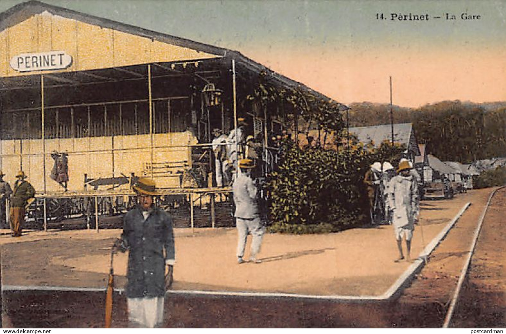 Madagascar - PÉRINET - La Gare - Ed. J. Paoli Et Fils 14 - Madagaskar