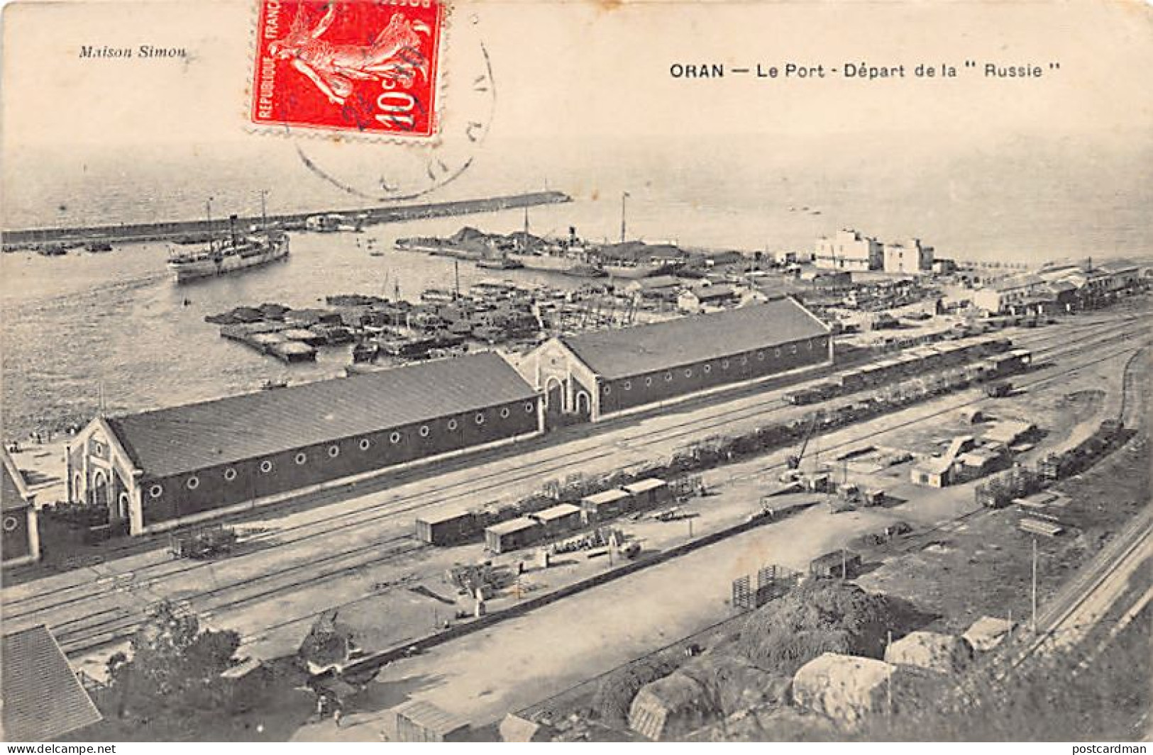ORAN - Le Port - Départ De La Russie - Oran