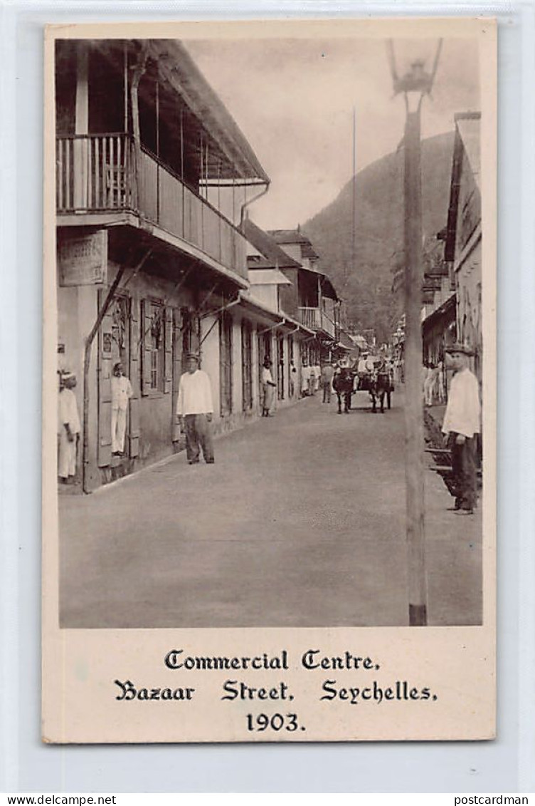 Seychelles - VICTORIA - Commercial Centre, Bazaar Street - YEAR 1903 Real Photo - Publ. Unknown - Seychelles