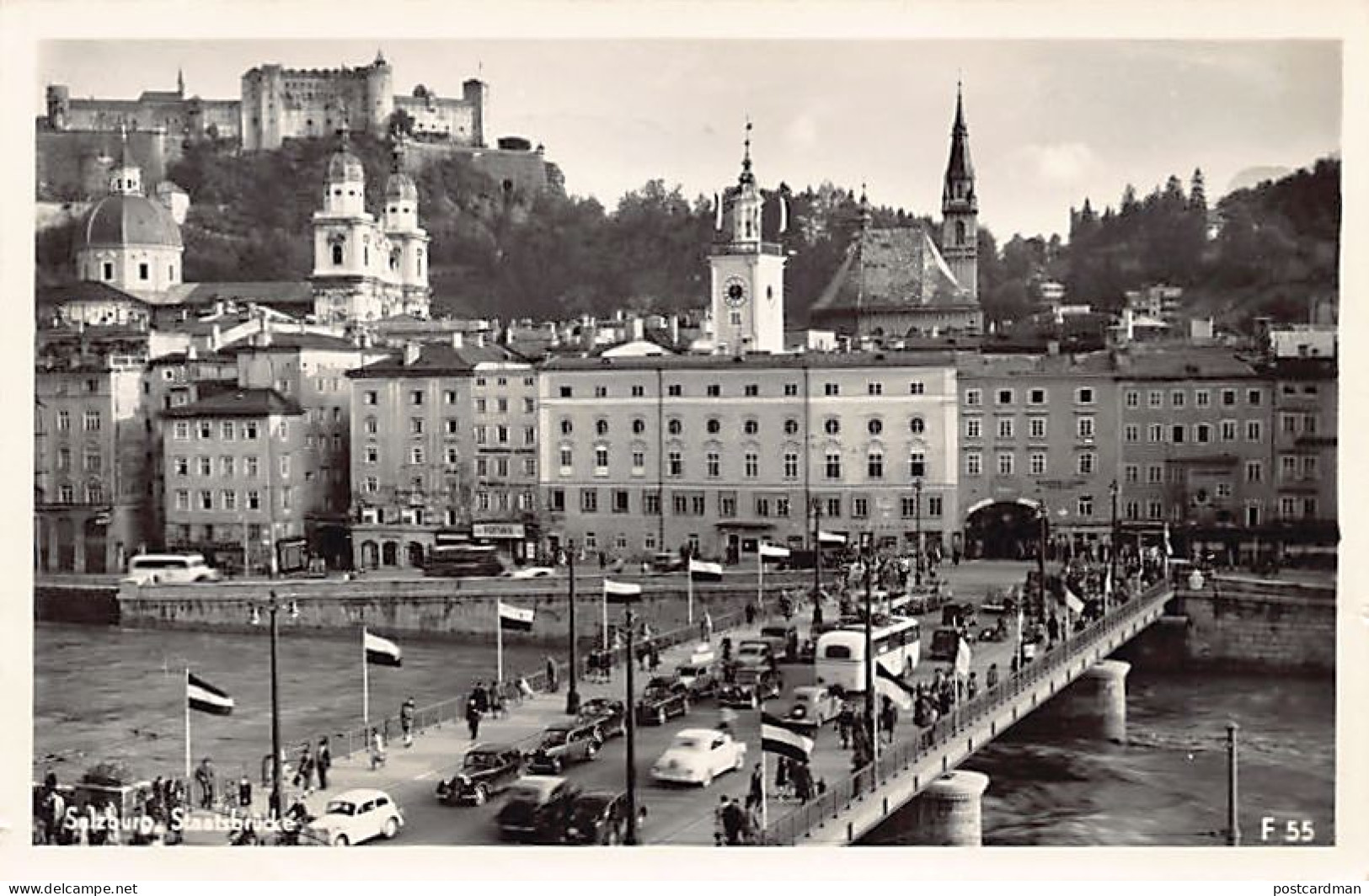 Österreich - Salzburg  - Staatsbrücke - Salzburg Stadt