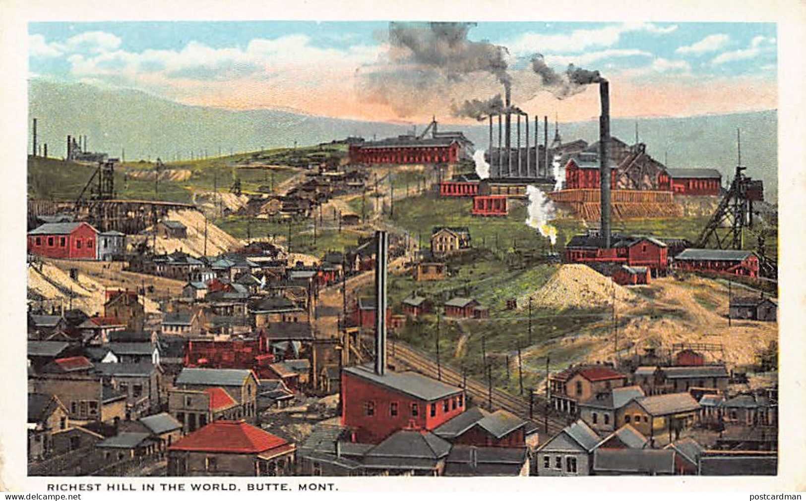 Usa - BUTTE (MT) Richest Hil In The World - Gold And Silver Mines - Andere & Zonder Classificatie