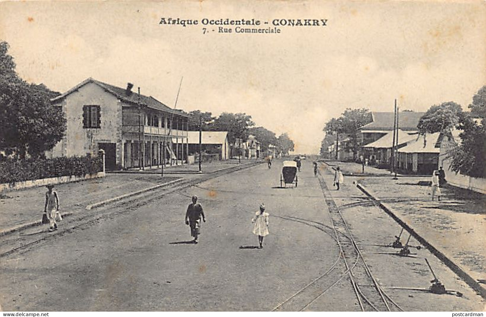 Guinée - CONAKRY - Rue Commerciale - Ed. Inconnu 7 - Guinée Française