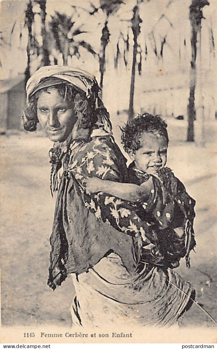 Algérie - Femme Cerbère Et Son Enfant - Ed. L. & Y. 1145 - Mujeres