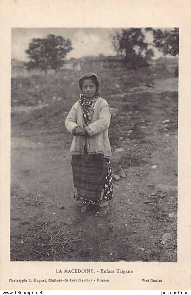 Macedonia - Gypsy Child - Publ. E. Huguet  - Noord-Macedonië