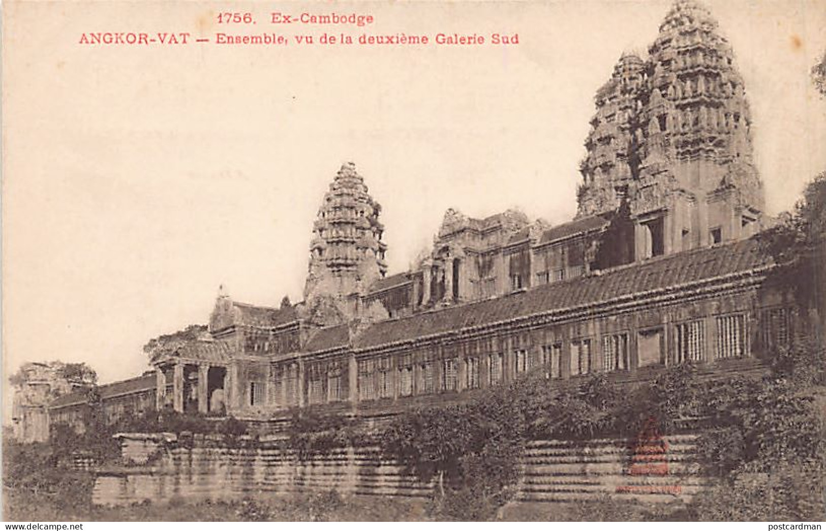 Cambodge - ANGKOR VAT - Ensemble - Ed. P. Dieulefils 1756 - Cambodia