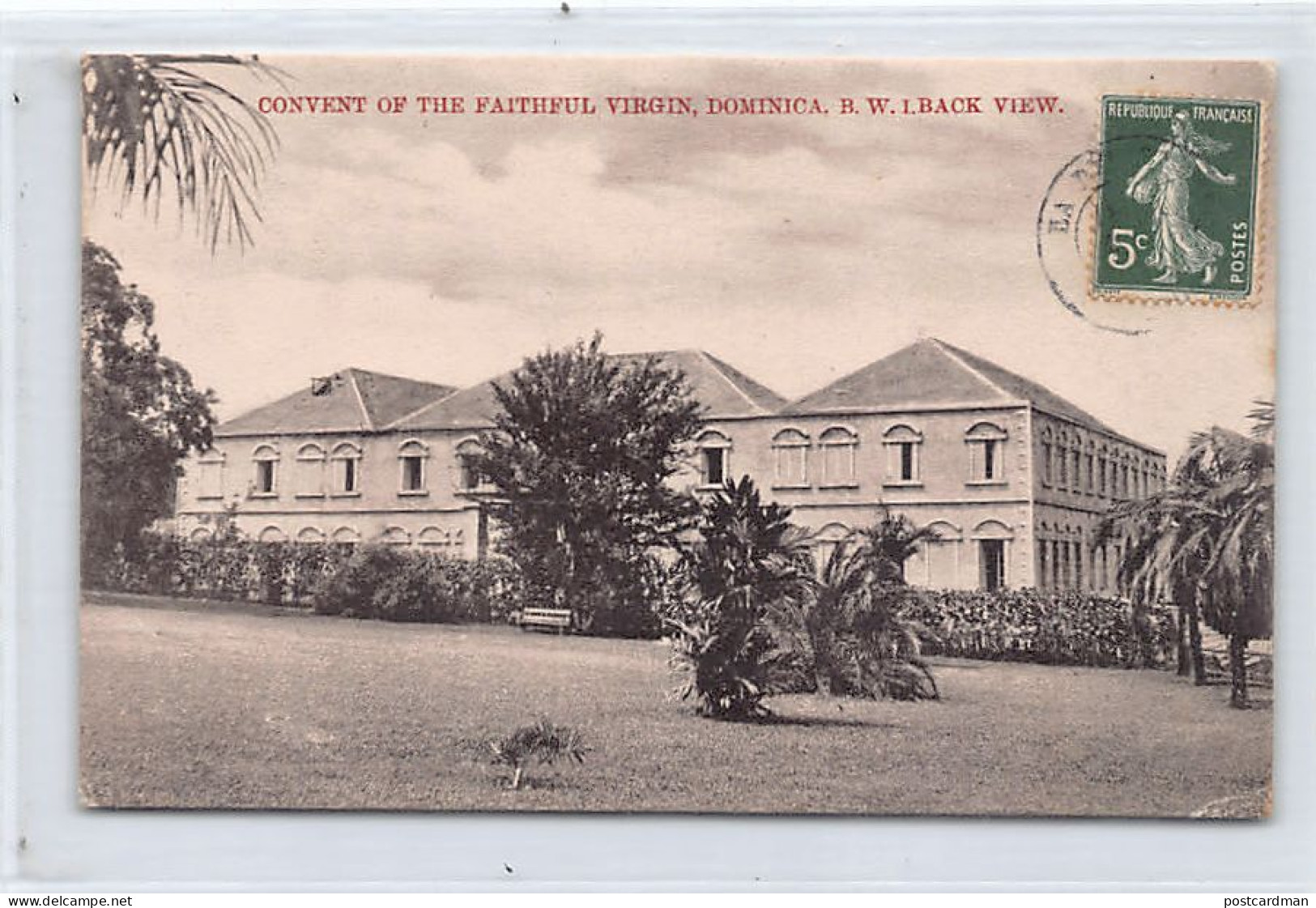 DOMINICA - Convent Of The Faithful Virgin - General View - Publ. Unknown  - Dominica
