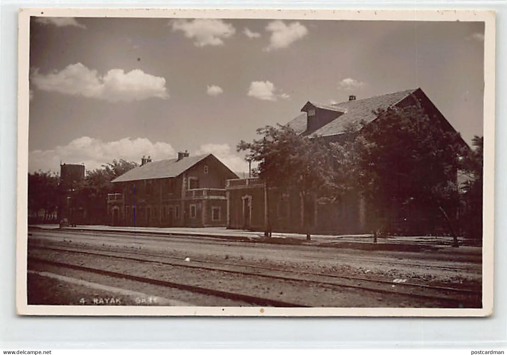 Liban - RAYAK - Gare - CARTE PHOTO - Ed. Inconnu 4 - Lebanon