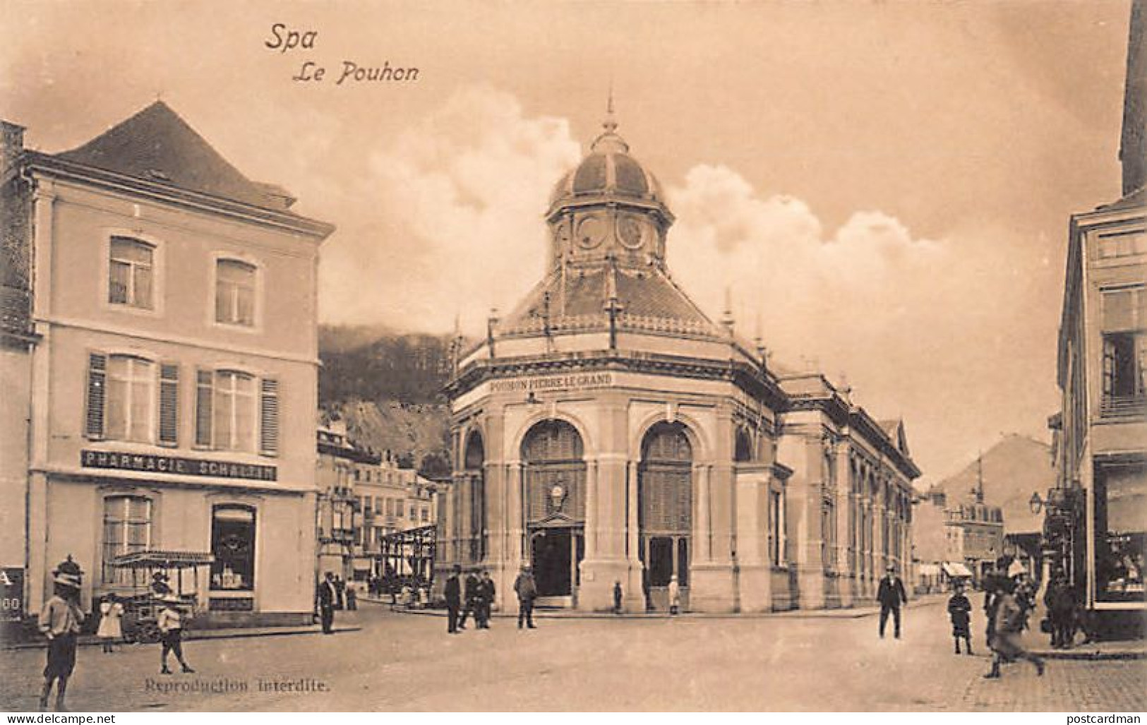SPA (Liège) Le Pouhon - Pharmacie Schaltin - Spa