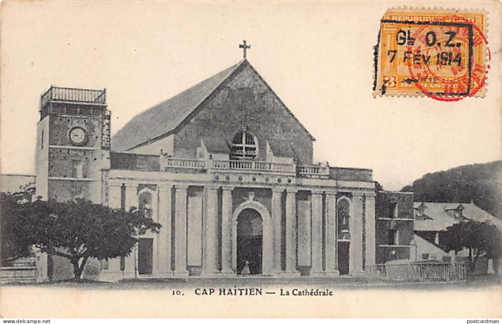 Haiti - CAP HAÏTIEN - La Cathédrale - Publ. Unknown 10 - Haití