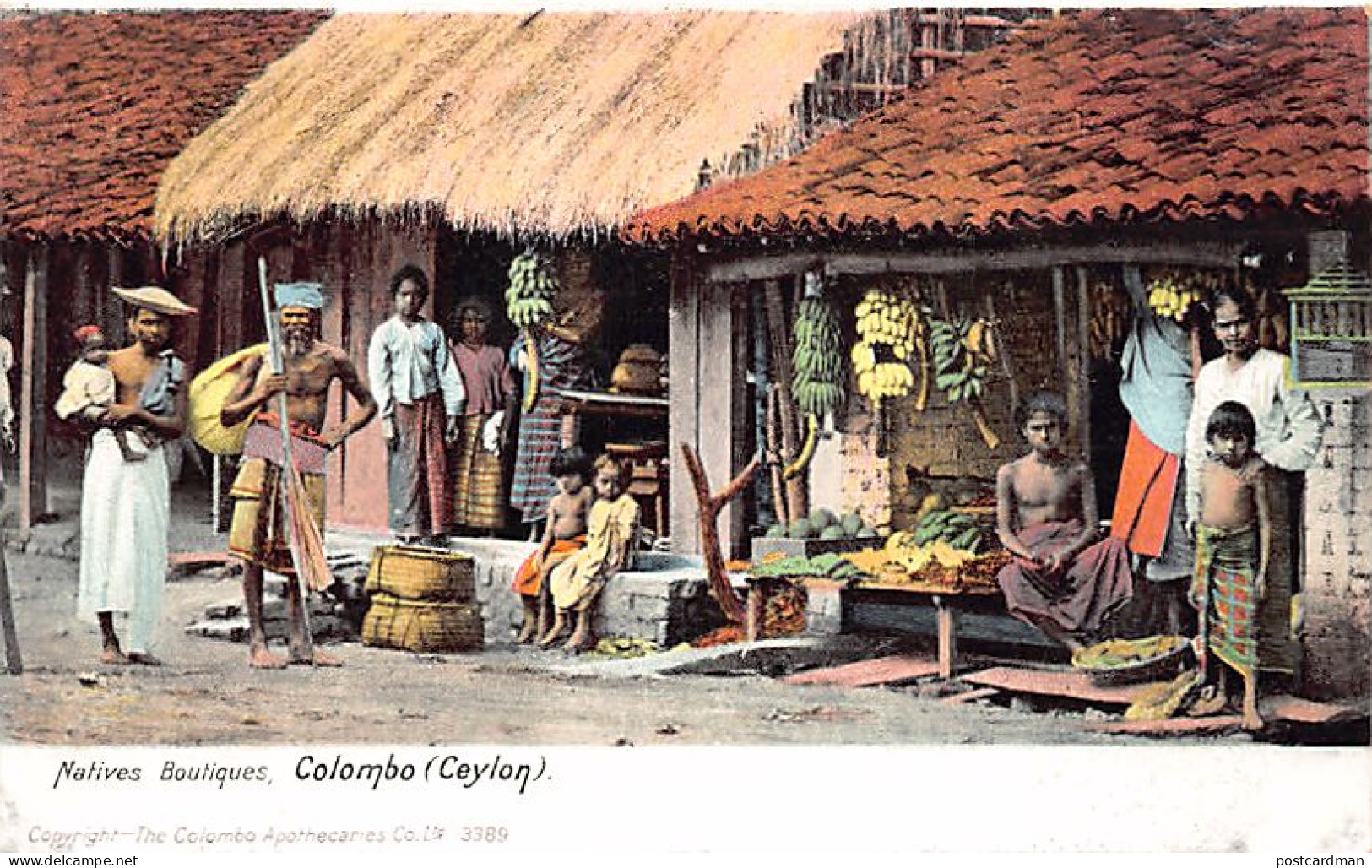 Sri Lanka - COLOMBO - Natives Boutiques - Publ. The Colombo Apothecaries Co. Ltd. 3389 - Sri Lanka (Ceylon)