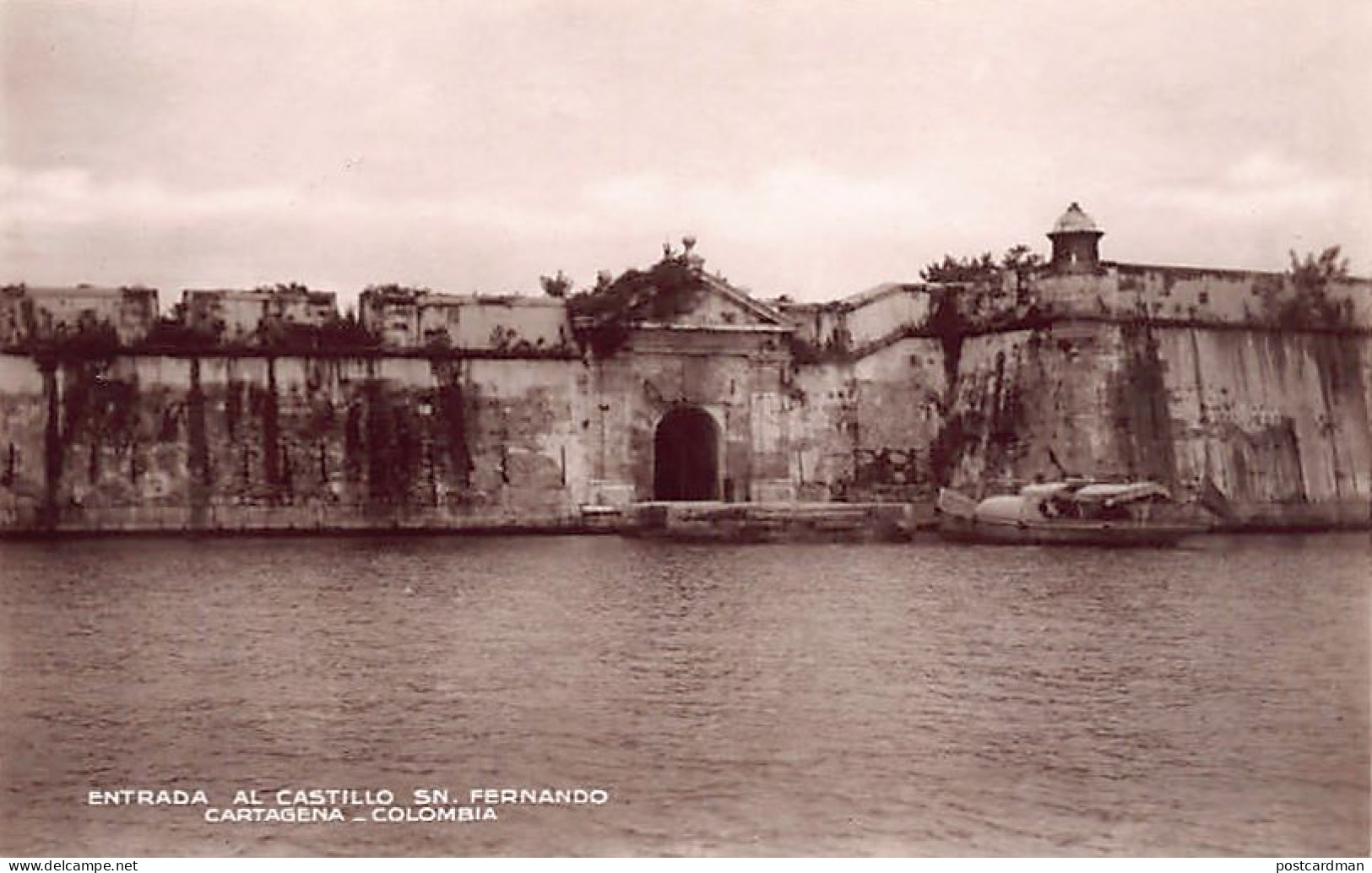 Colombia - CARTAGENA - Entrad Al Castillo San Fernando POSTAL FOTO - Ed. J. V. Mogollon & Co. - Colombie