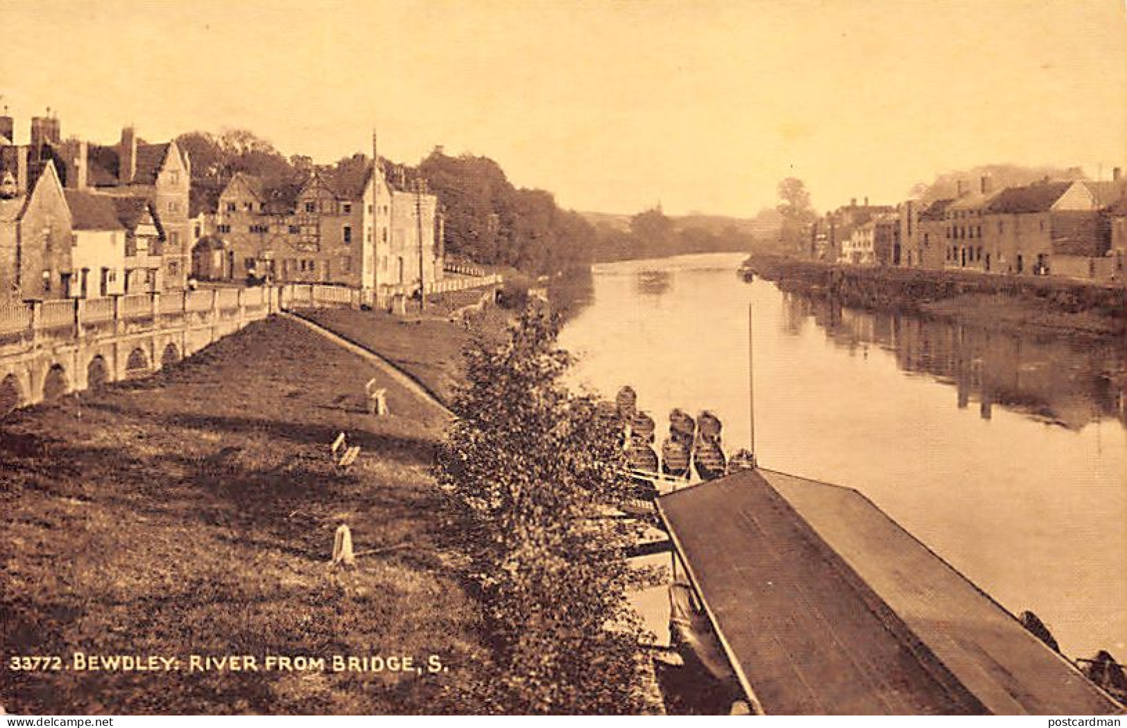 England - BEWDLEY - River From Bridge - Autres & Non Classés