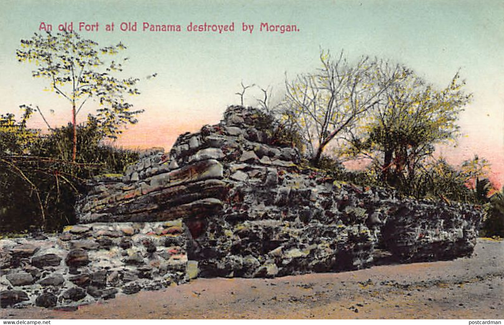 Ciudad De Panamá - An Old Fort At Old Panama Destroyed By Morgan - Publ. I. L. Maduro Jr. 140C - Panama