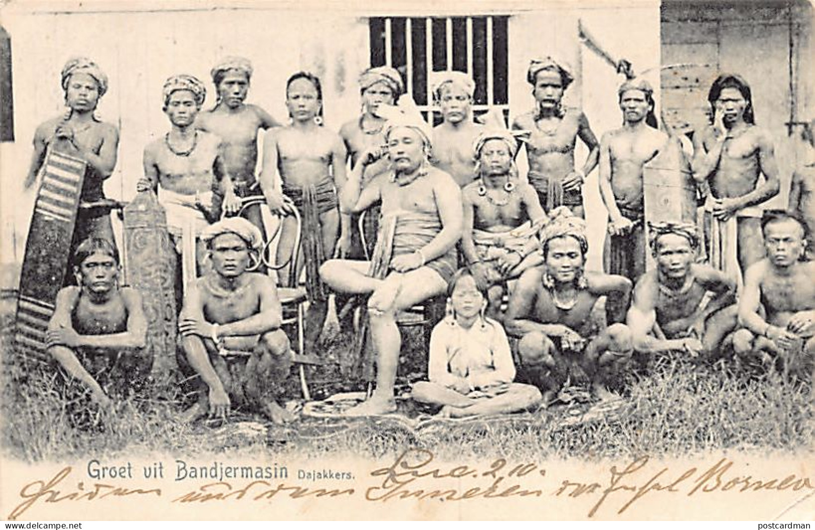 Indonesia - BANJARMASIN Borneo - Dayak Hunters - Indonesia