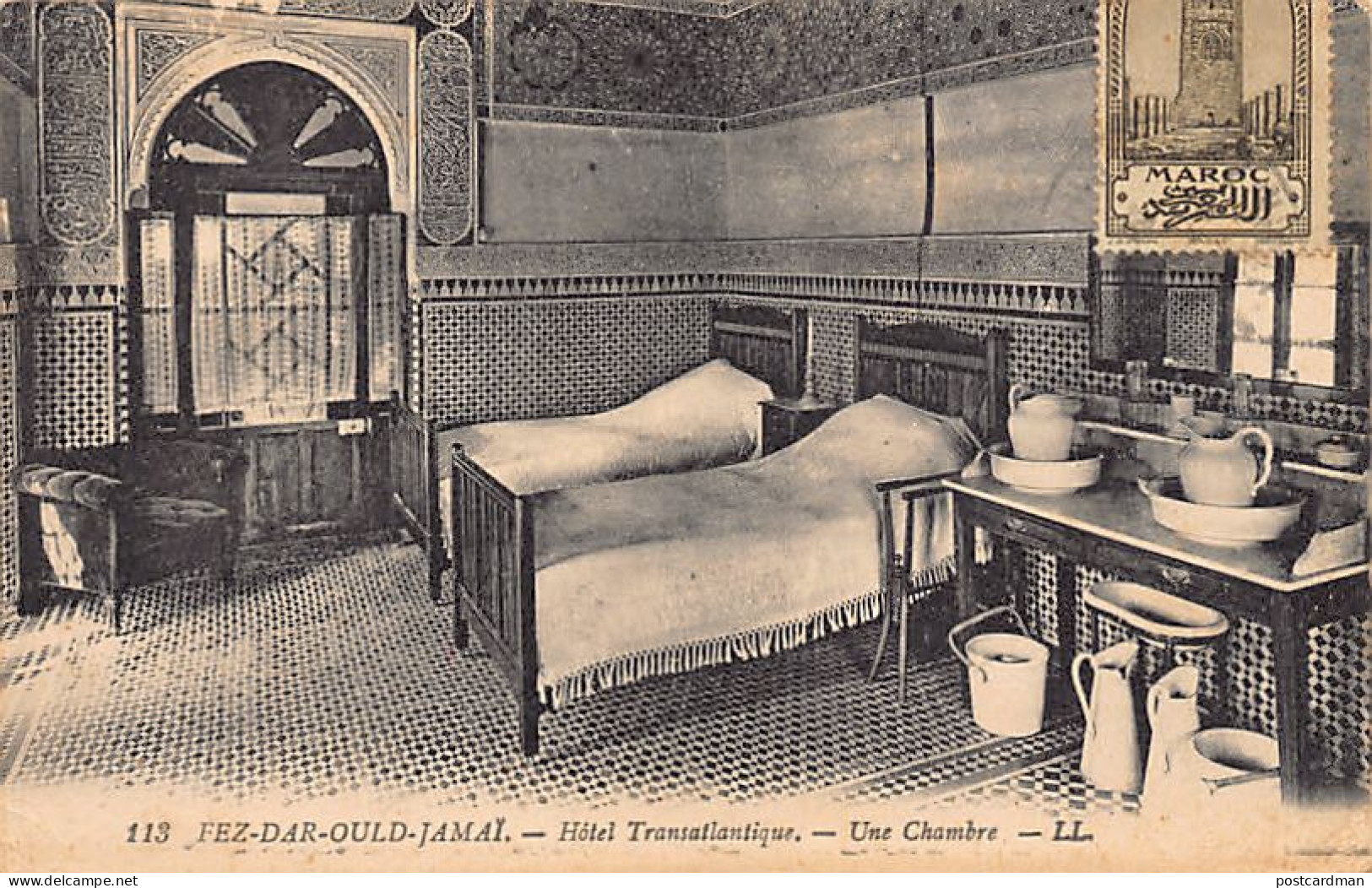 Maroc - FEZ Fès - Dar Ould Jamaï - Hötel Transatlantique - Une Chambre - Ed. Levy L.L. 113 - Fez (Fès)