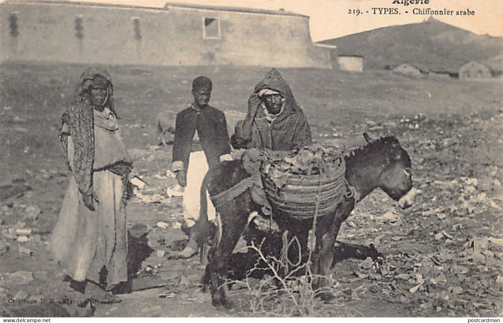 Algérie - Chiffonnier Arabe - Ed. B. Bensoussan 219 - Métiers