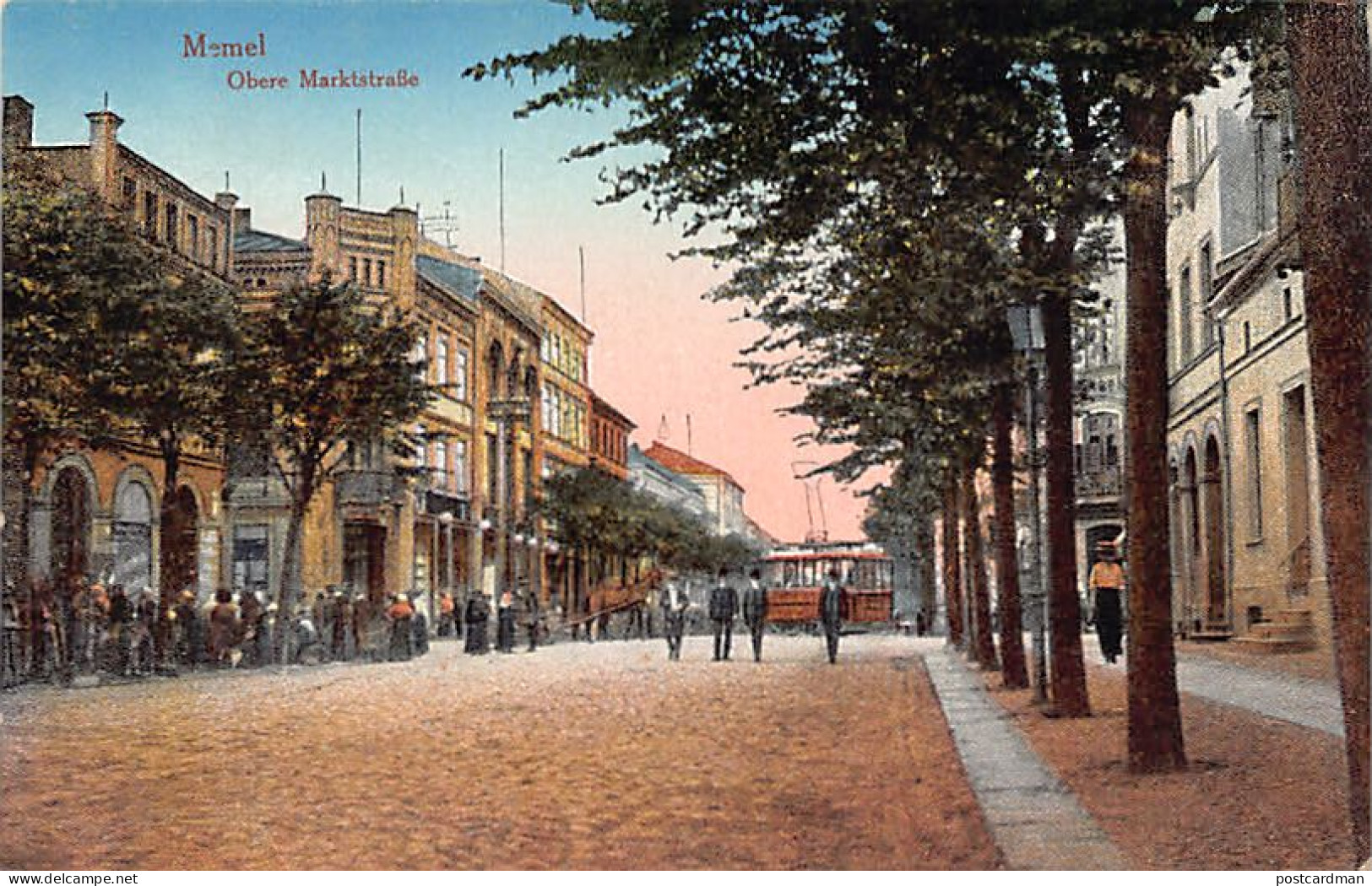 Lithuania - KLAIPĖDA Memel - Upper Market Street - Publ. Unknown  - Lithuania