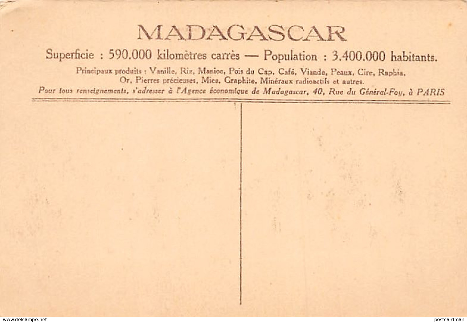 Madagascar - Village Merina - Ed. Agence Economique  - Madagascar