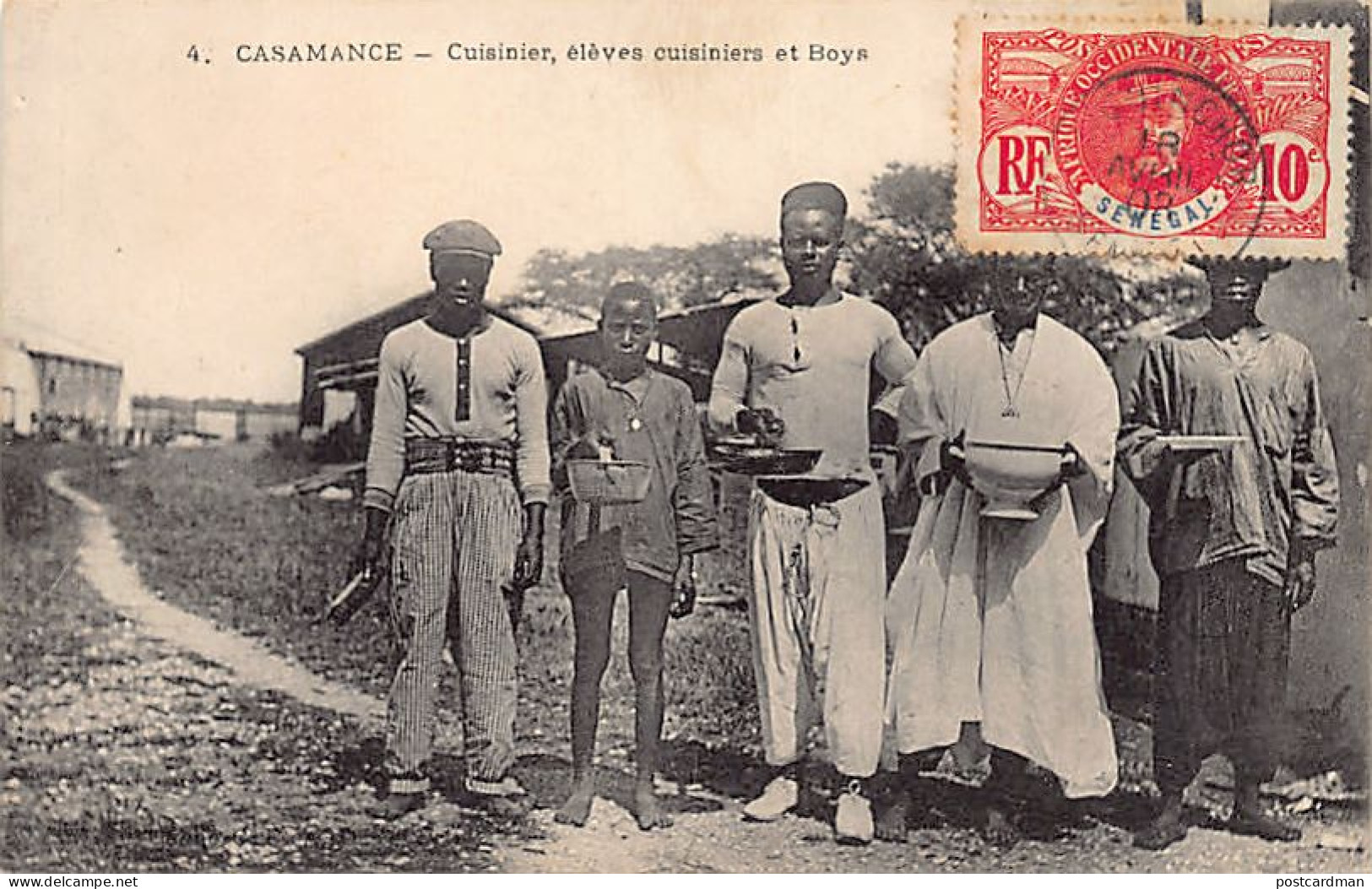 Sénégal - CASAMANCE - Cuisinier, élèves Et Boys - Ed. C.F.A.O. 4 - Senegal