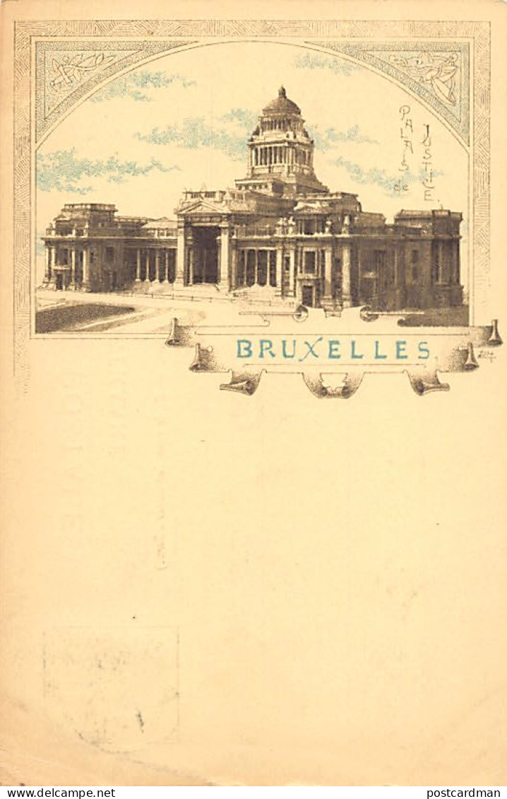 BRUXELLES - LITHO - Palais De Justice - Ed. Inconnu  - Other & Unclassified