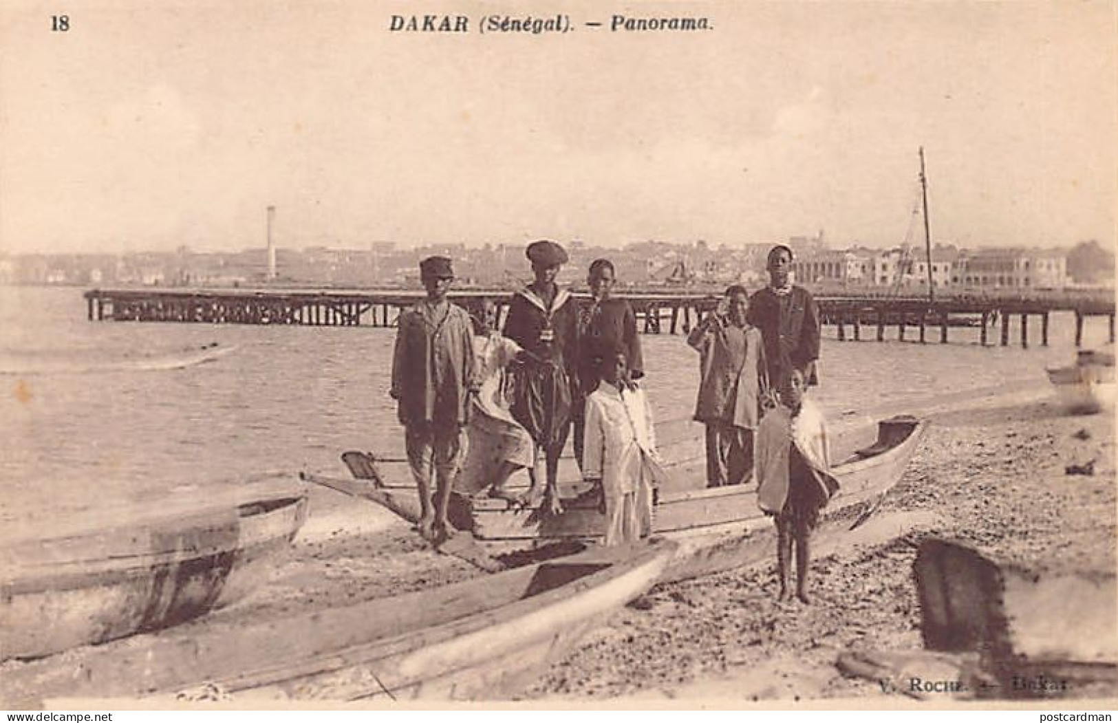 Sénégal - DAKAR - Panorama - Ed. V. Roche 18 - Senegal