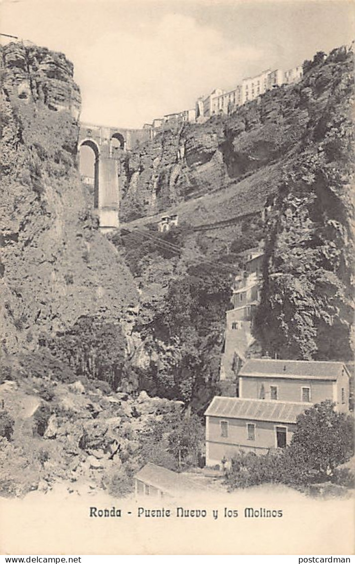 España - RONDA Andalucía - Puente Nuevo Y Los Molinos - Ed. Fotografia Reyes 8928 - Otros & Sin Clasificación