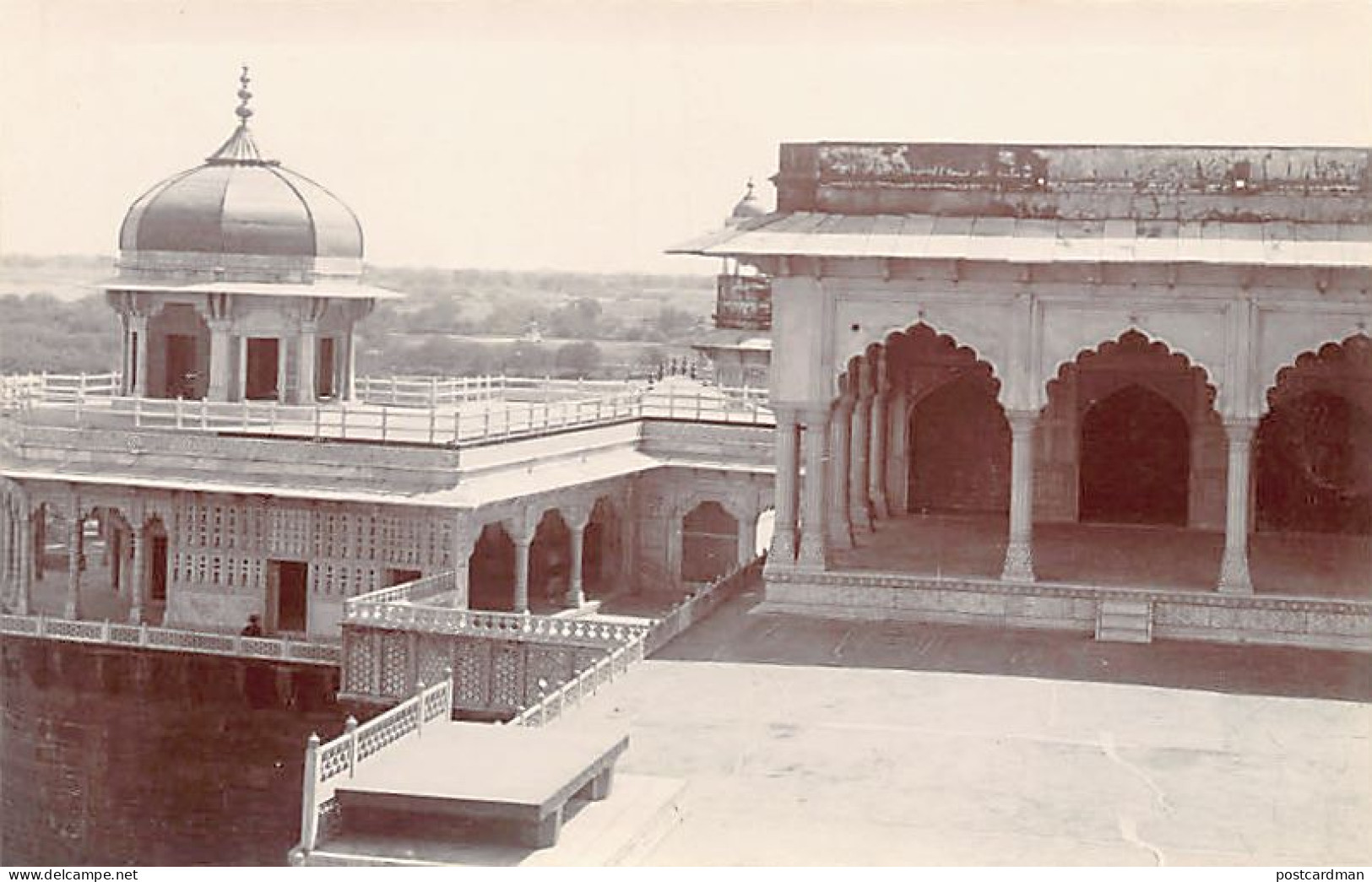 India - AGRA - Inside The Fort - REAL PHOTO Publ. K. Lall & Co. - Inde