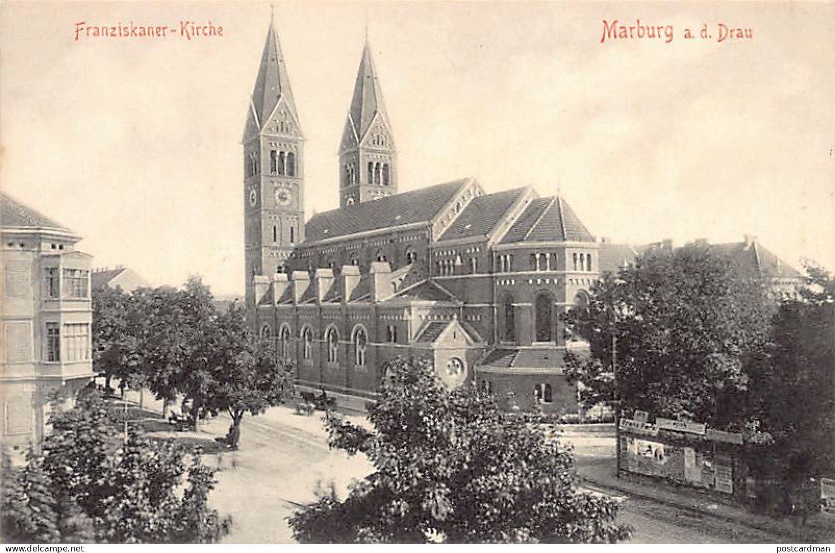 Slovenia - MARIBOR Marburg A. D. Drau - Franziskaner Kirche - Verlag Stengel & Co. 7297 - Slovénie