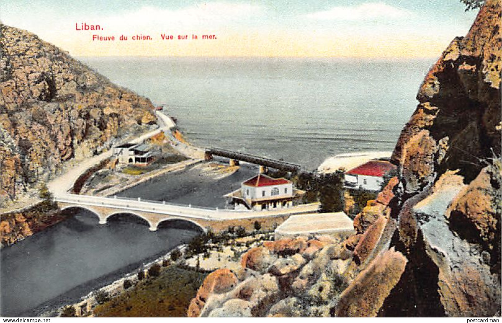 Liban - Fleuve Du Chien - Vue Sur La Mer - Ed. André Terzis & Fils  - Libanon