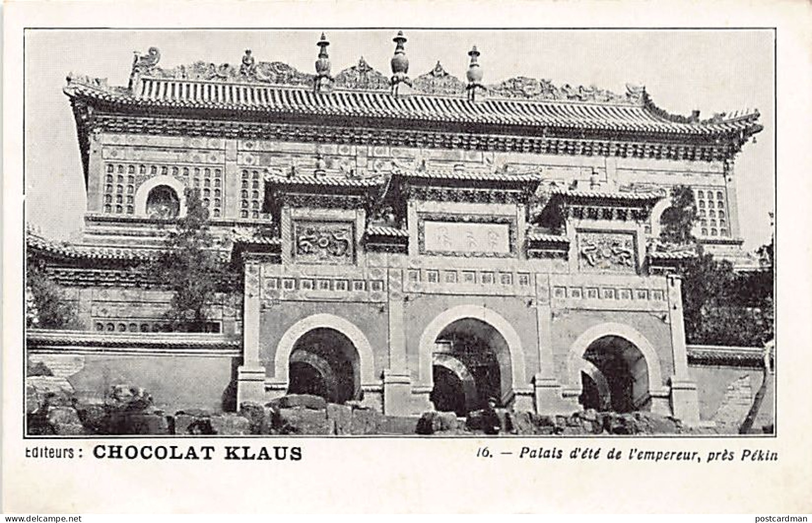 China - BEIJING - The Imperial Summer Palace - Publ. Chocolat Klaus 16 - China