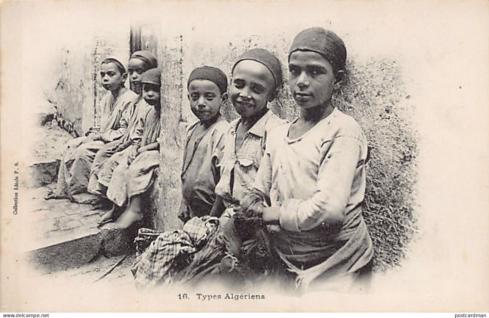 Algérie - Types Algériens - Groupe D'enfants - Ed. Collection Idéale P.S. 16 - Kinderen