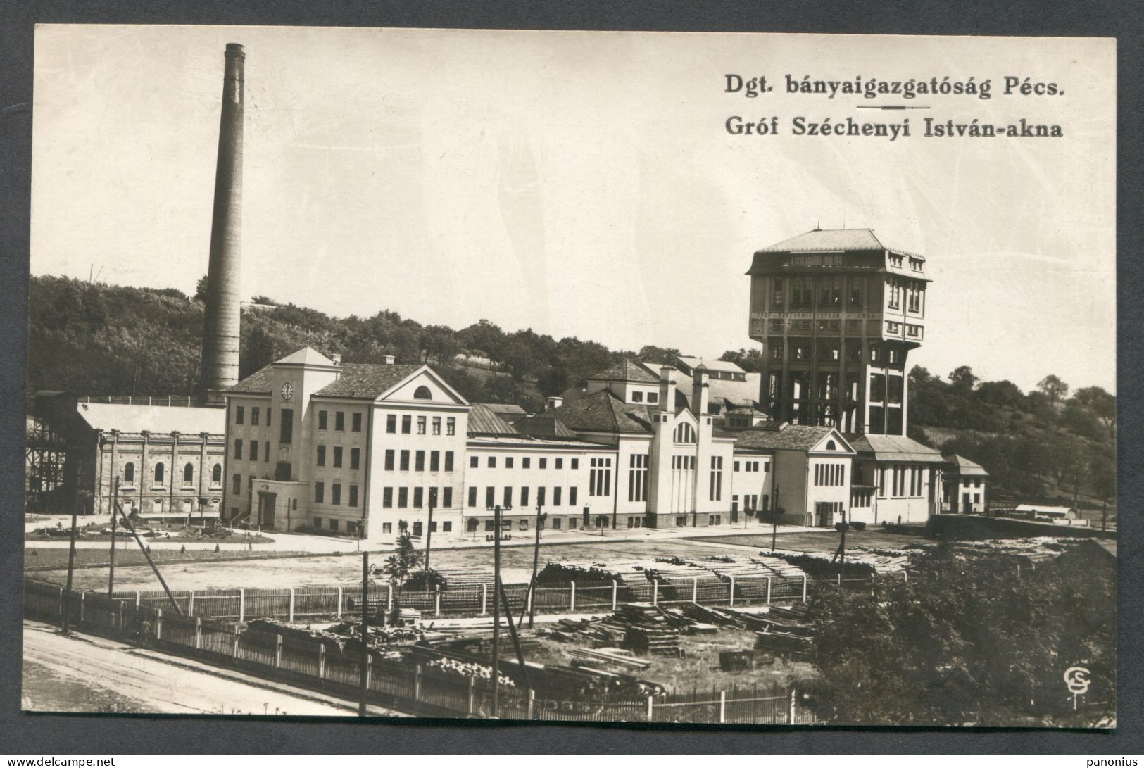 PECS  HUNGARY, COAL - FIRED POWER PLANT,  Year 1930s - Hongrie