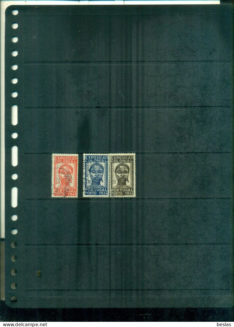PORTUGAL EXPOSITION COLONIALE 1934 3 VAL OBLITERES A PARTIR DE 2 EUROS - Used Stamps