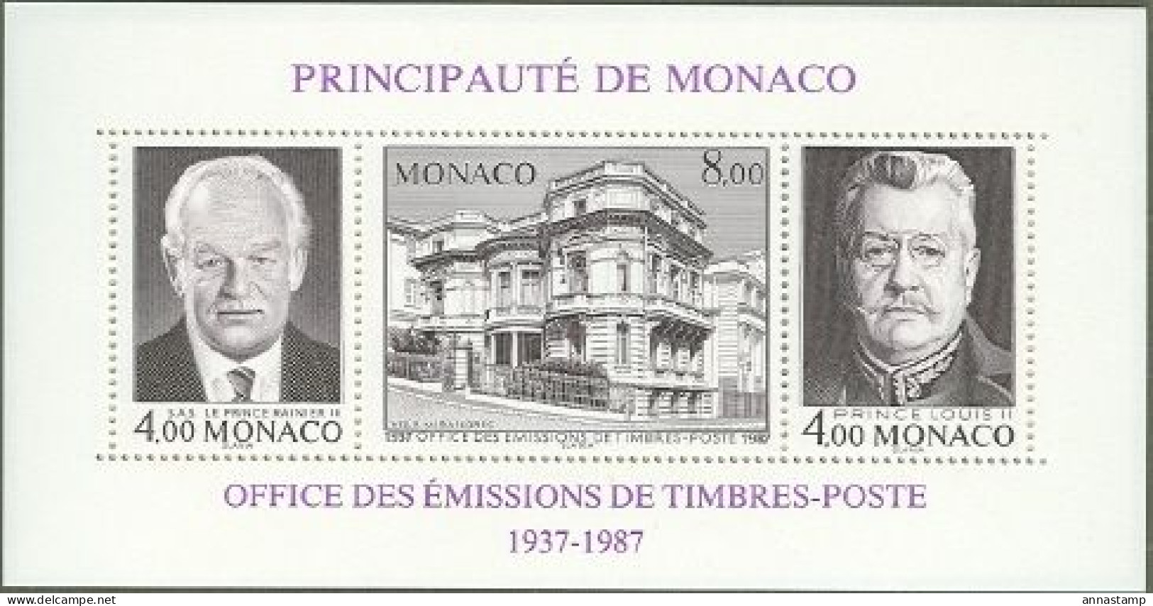 Monaco MNH Minisheet - Altri & Non Classificati