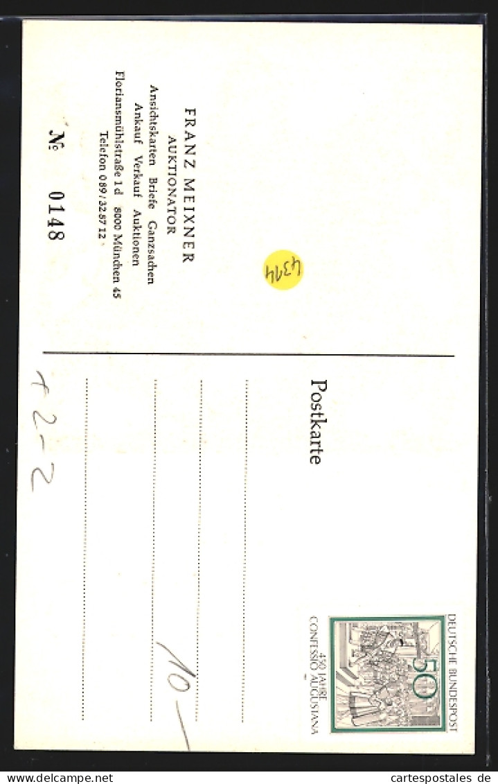 AK München, Ansichtskartenbörse 1982, Münchner Kindl Und Wappen  - Stamps (pictures)