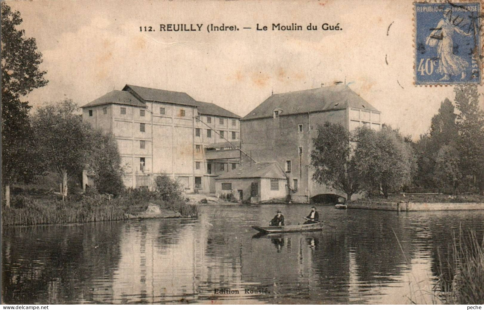 N°1662 W -cpa Reuilly -le Moulin Du Gué- - Watermolens
