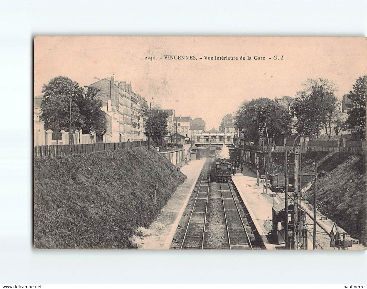 VINCENNES : Vue Intérieure De La Gare - Très Bon état - Vincennes