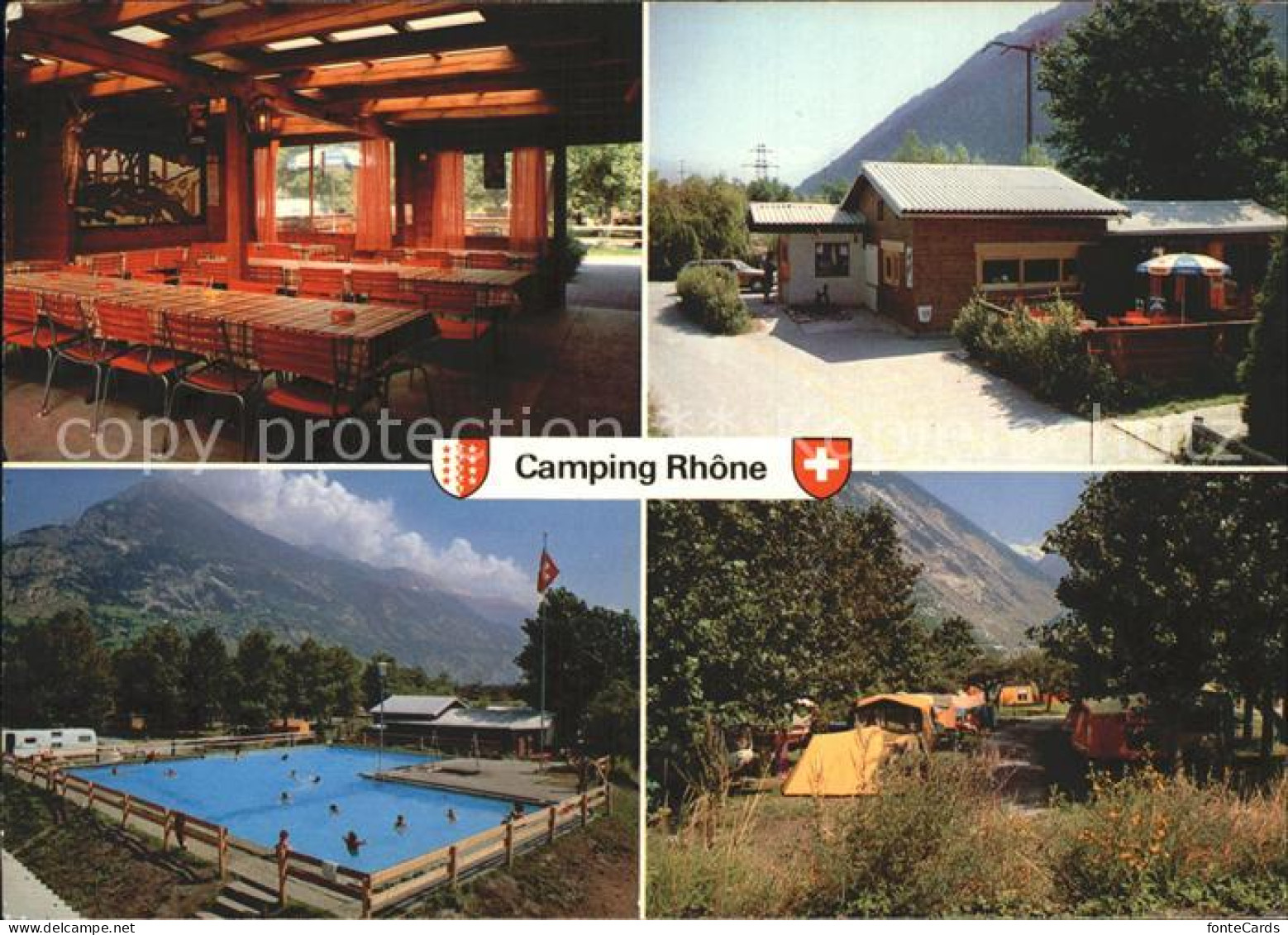 12291315 Gampel Camping Rhone Gampel - Autres & Non Classés
