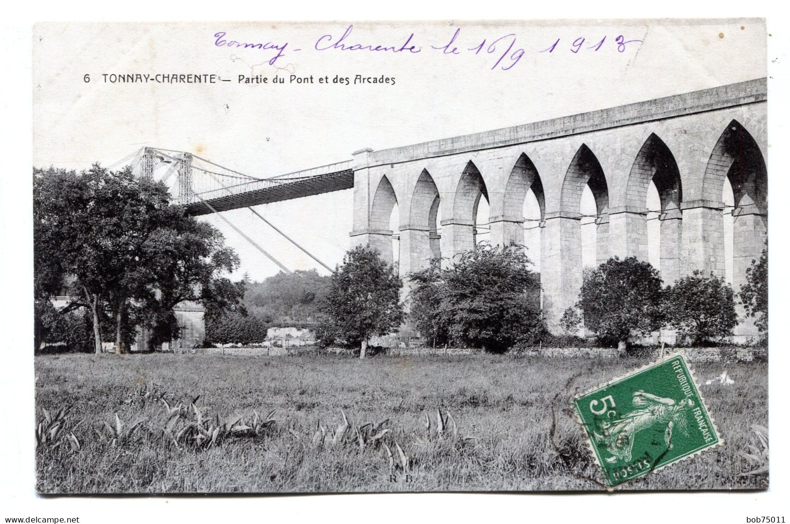 TONNAY-CHARENTE , Partie Du Pont Et Des Arcades - Sonstige & Ohne Zuordnung