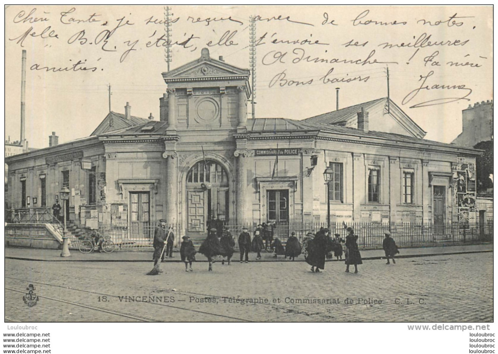 VINCENNES  POSTES  ET  COMMISSARIAT DE POLICE - Vincennes