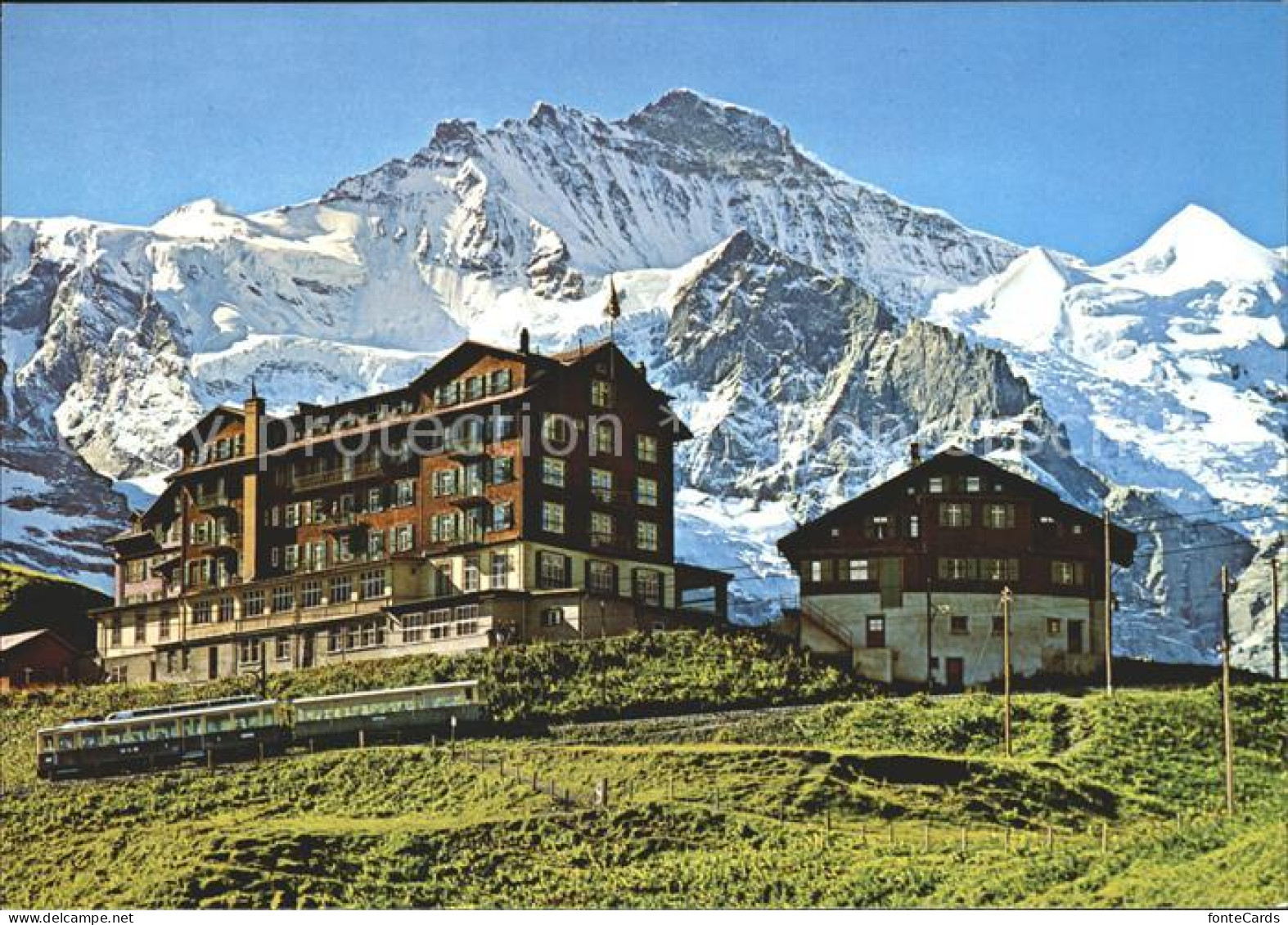 12280785 Kleine Scheidegg Interlaken Berghotels Mit Jungfrau Berner Alpen Kleine - Other & Unclassified
