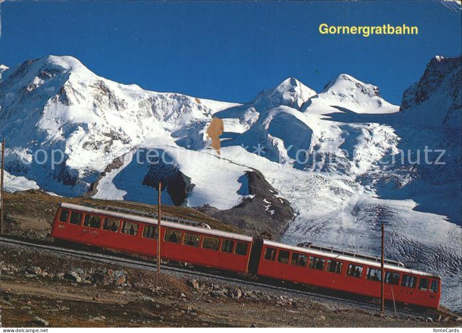 12274055 Gornergratbahn Rotenboden Lyskamm Castor Pollux Gornergratbahn - Sonstige & Ohne Zuordnung