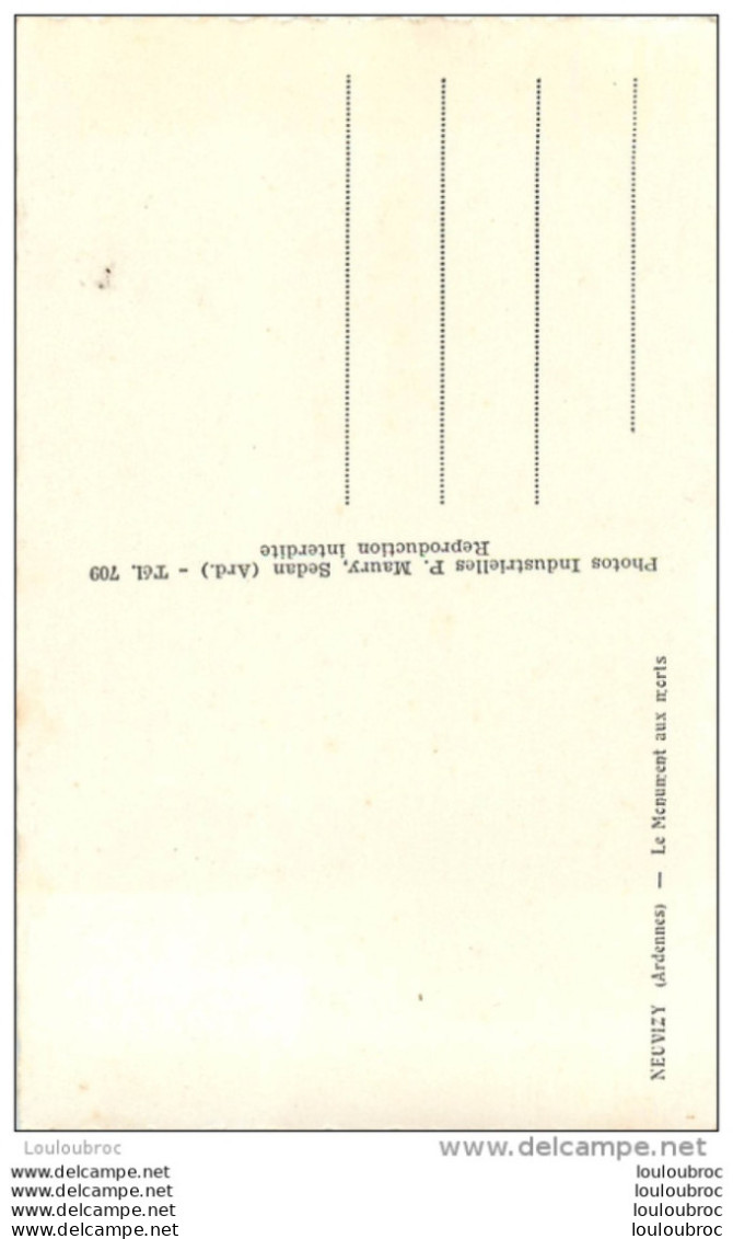 NEUVIZY   MONUMENT AUX MORTS - Other & Unclassified