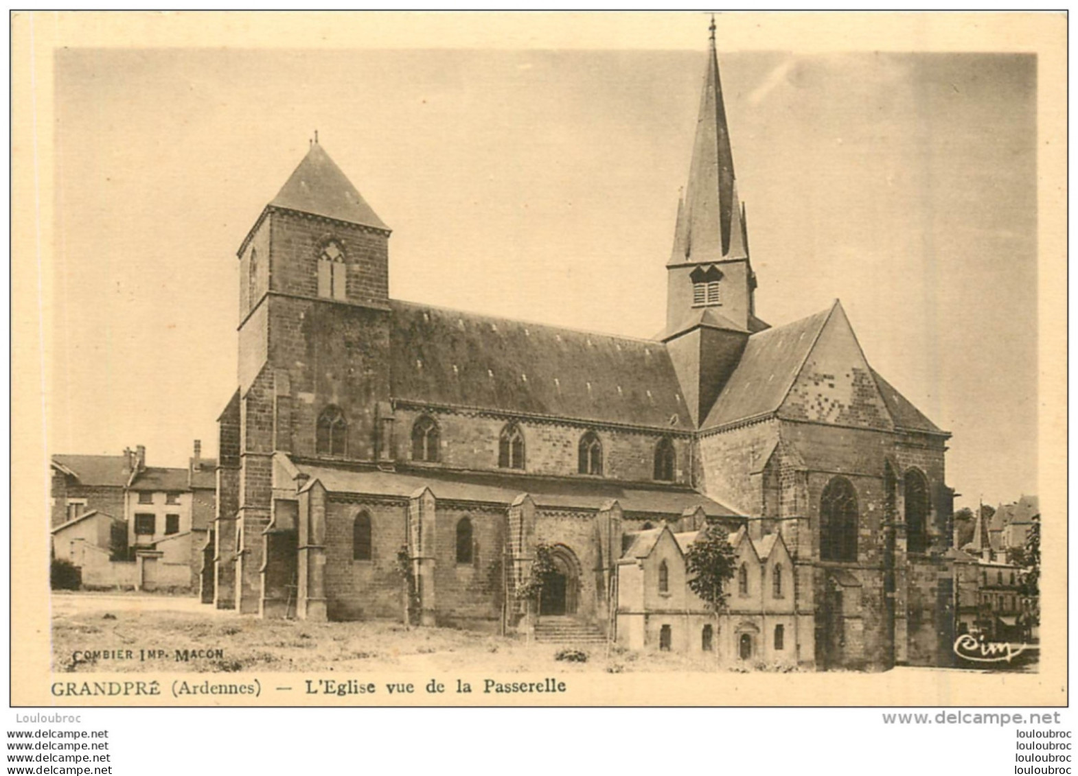 GRANDPRE  L'EGLISE VUE DE LA PASSERELLE - Other & Unclassified