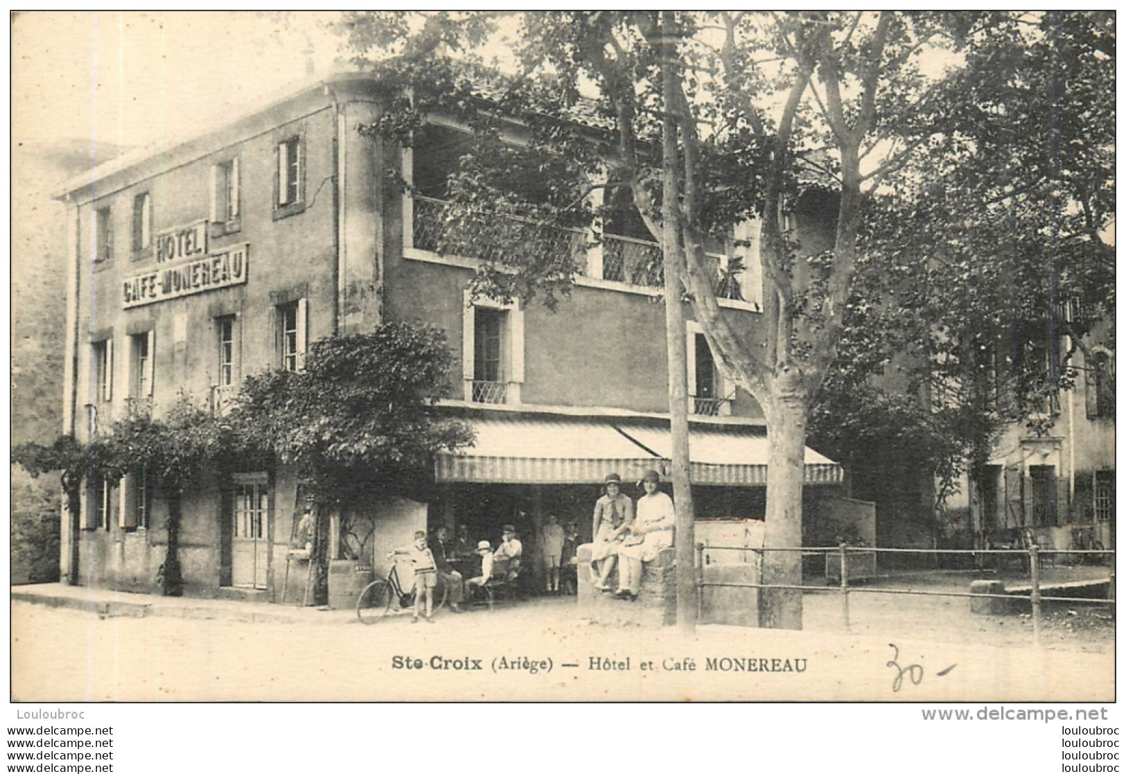 RARE SAINTE CROIX HOTEL ET CAFE MONEREAU - Sonstige & Ohne Zuordnung