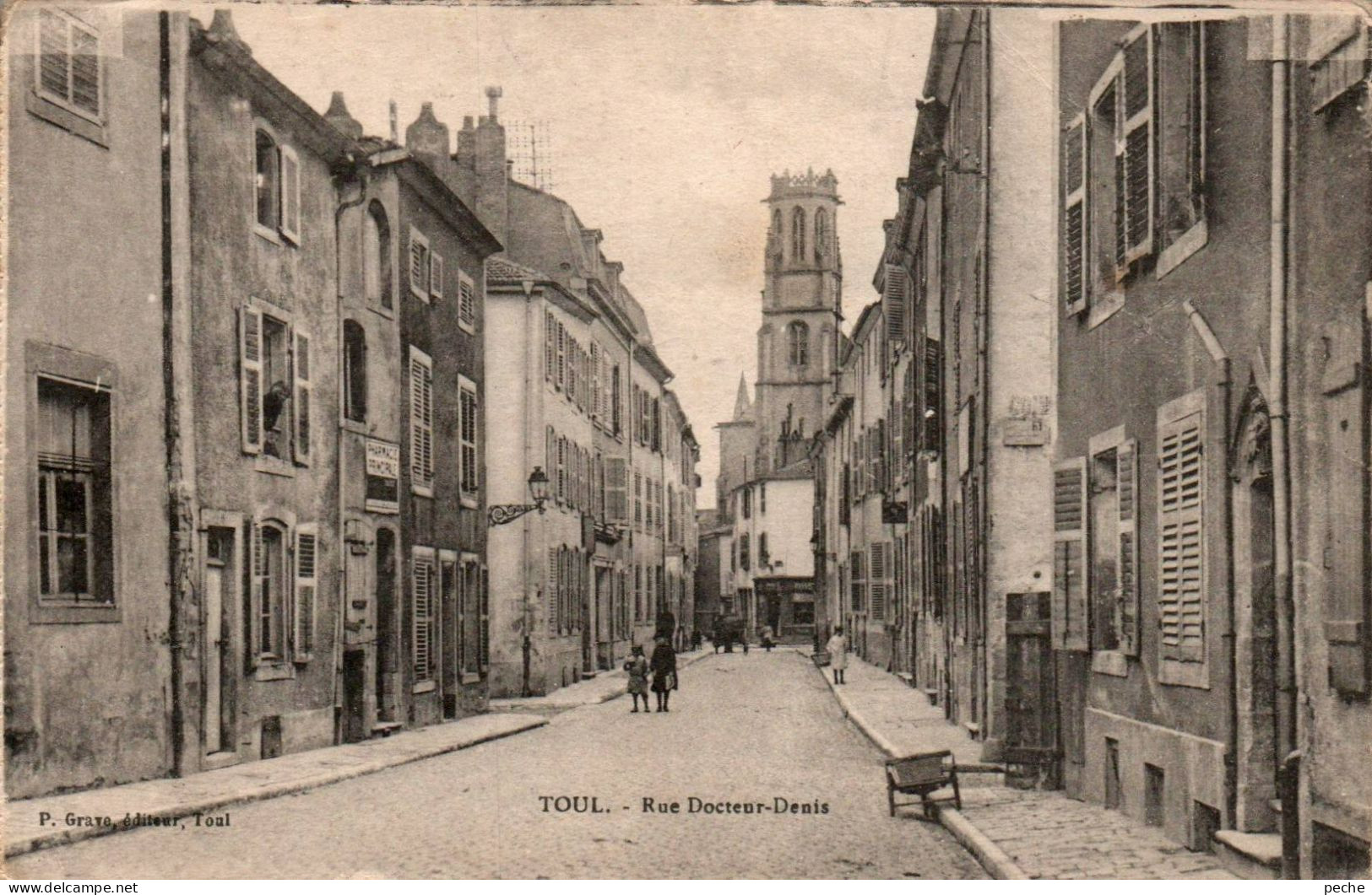 N°1669 W -cpa Toul -rue Docteur Denis- - Toul