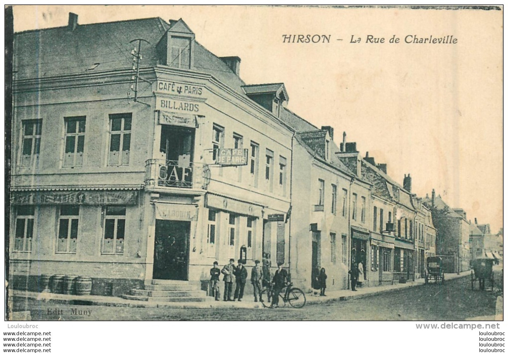 HIRSON LA RUE DE CHARLEVILLE - Hirson