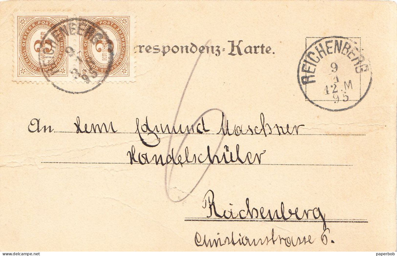 LIBEREC , REICHENBERG 1895 - Cartes Postales